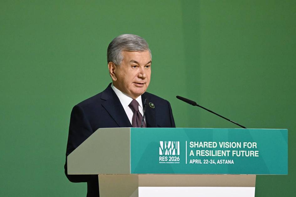 Central Asia warming at double global rate, says Mirziyoyev at MES-2026
